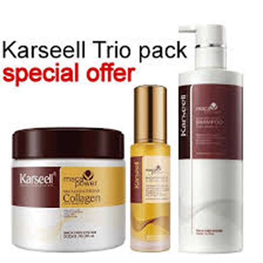 Picture of KARSEEL TRIO SET SHAMPOO, MASK, SERUM